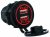 USB polnilec LED rdeča 12/24V - 3,1 A