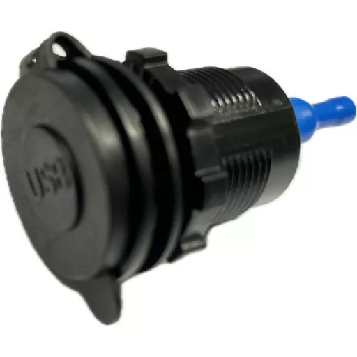 USB polnilec LED modra 12/24V - 4,2 A