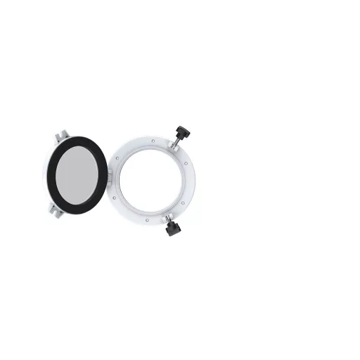 Hajóablak kerek üveggel fekete 215 / 147 mm inox szerelvényekkel EVA