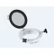 Hajóablak kerek üveggel fehér 215 / 147 mm inox szerelvényekkel EVA
