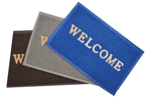 Predpražnik Welcome siv 380 x 580 mm