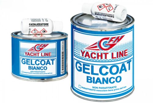 Gelcoat z belim strjevalcem 1 kg