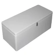   Napihljiv sedež za čoln z prostorom za shranjevanje, bel, 82x35x35,5 cm