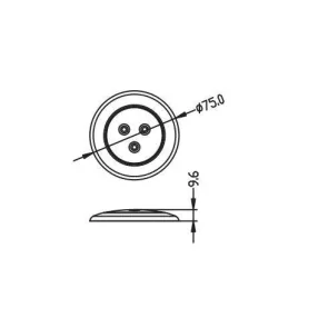 Mennyezeti LED lámpa síkban szerelhető EVA