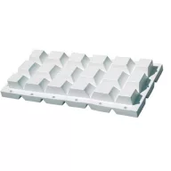 Napihljiv PVC privezovalni odbijač 60x30 cm bel