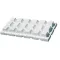 Napihljiv PVC privezovalni odbijač 60x30 cm bel