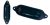 Blatnik 120x450 mm črn