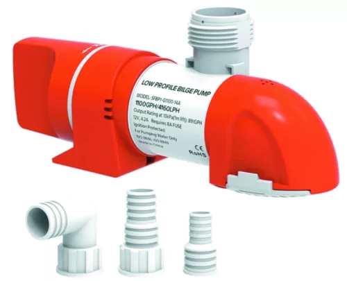 Črpalka za odpadno vodo ozka avtomatska 800 GPH 24 V