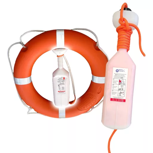 Rešilni obroč z vrvjo za podporo 70-75 cm