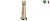 Stolp svetilke iz medenine 150 mm
