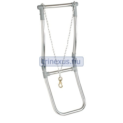Stopnišče za čoln za napihljivi čoln iz 4-stopinjskega aluminija