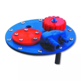 Pokrov rezervoarja z armaturno ploščo