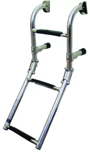 Stopnišče za čevlje 3 stopinje iz nerjavečega jekla, nastavljivo,