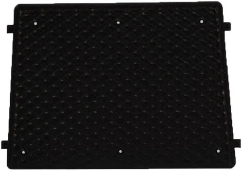 Učinek dušenja vibracij za zadnje ogledalo, plastika, črna, 300x209 mm