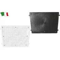 Antivibracijski ogledalo iz sive plastike 430x324 mm