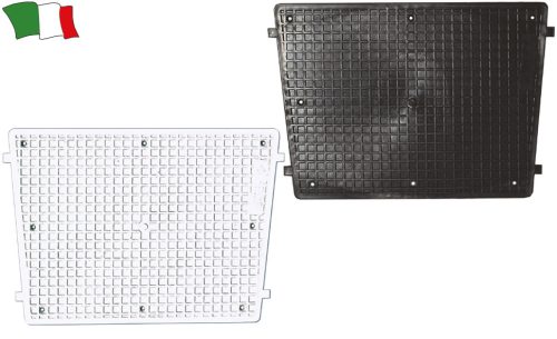 Antivibracijski ogledalo iz sive plastike 430x324 mm