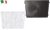 Antivibracijski ogledalo iz sive plastike 430x324 mm