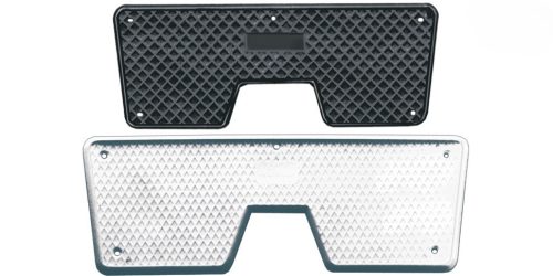 Antivibracijski ogledalo iz sive plastike 308x104 mm