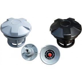 Silikonski tlačni ventil siv 62/37 mm