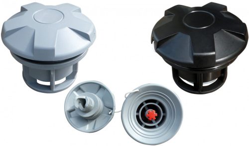 Ventilski tlak silikon črn 62/37 mm