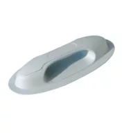   Ročaj za gumijaste škornje, ravno PVC proti sivi, 253 x 105 mm,