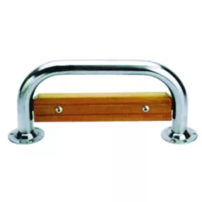 Lépcsőfok inox 316 fa betéttel EVA