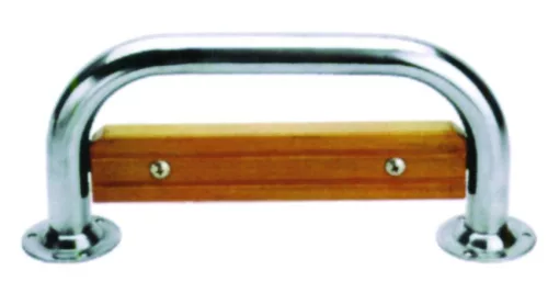 Lépcsőfok inox 316 fa betéttel EVA