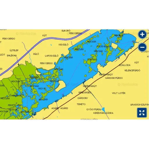 Navionics+ Donava, Balaton, Beneško jezero, Jadran, Sredozemlje