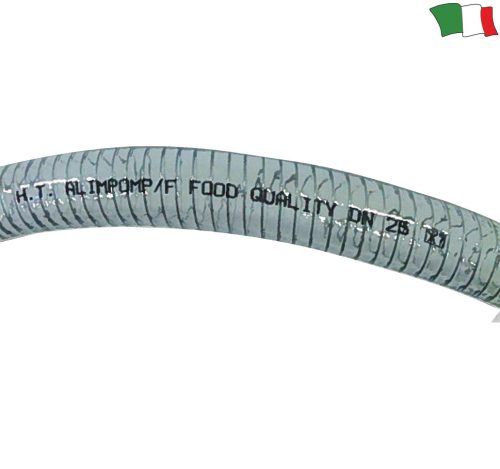 Vodna lula s prozorno PVC spiralo 18 mm