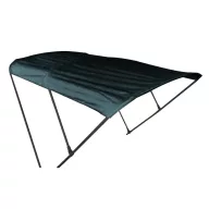   Bimini tető fekete 200 x 150 x 130 cm fekete cső fix keret EVA