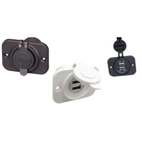 USB polnilna LED dvojna bela