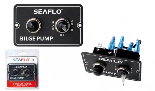 Zavarovanje za stikalo črpalke na nadzorni plošči. Vklop-izklop