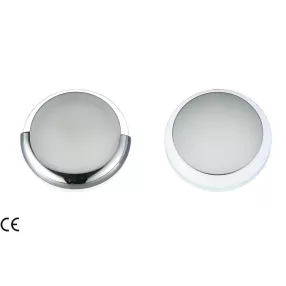   Kabinsko svetilo svetlo modro 9 LED 180 stopinj ABS/nerjaveče jeklo 42 mm