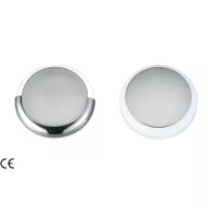  Kabinsko svetilo belo 9 LED 360 stopinj ABS/nerjaveče jeklo 40 mm