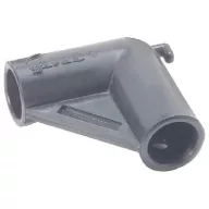 Bimini cevni priključek 90 stopinj plastika siva 22 mm