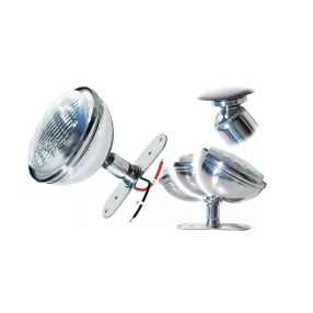 Iskalna svetilka z nagibno kovinsko podlago