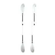   Kajak za veslanje s prilagodljivim aluminijastim veslom, bel, 210-240 cm SCR