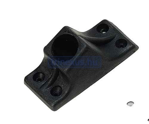 Bimini podplat iz ploskega črnega plastike 22 mm
