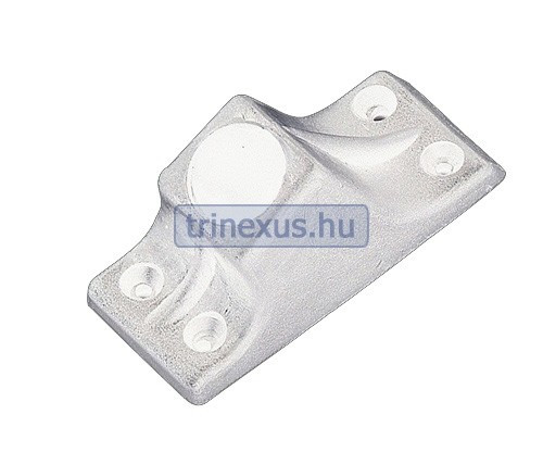 Bimini podplat ploski beli plastični 22 mm