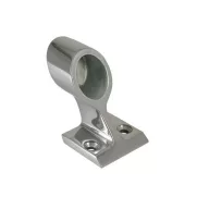 Korlátcsatlakozó vég idom 120 fok 25 mm inox EVA