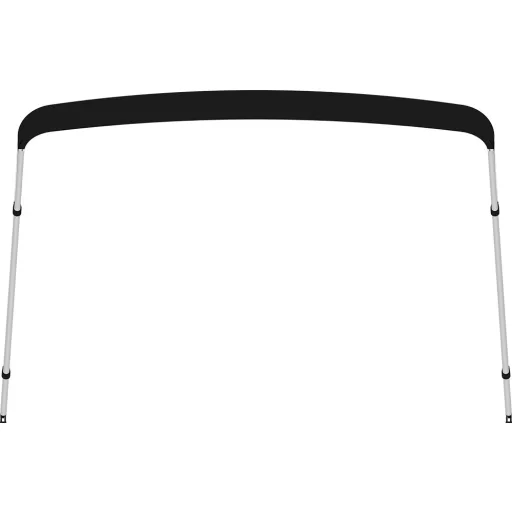 Bimini streha dvojni okvir temno modra 225x150-170x129 cm