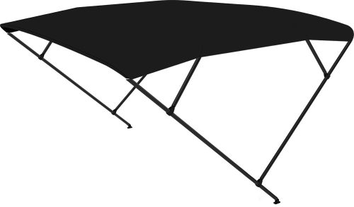 Črna streha Bimini, črna cev 225x170-190x129 cm EVA
