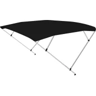 Bimini streha dvojni okvir temno modra 225x190-210x129 cm