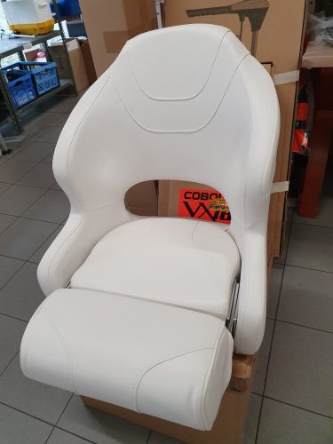 Sedež, ki se lahko dvigne, športen, bel