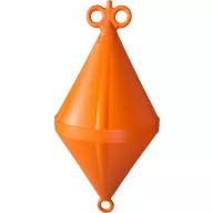 Dvojni stožec z dvojnim koncem oranžne barve 32 * 75 cm