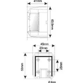 Položaj svetlobe v beli barvi, črno ohišje 135°