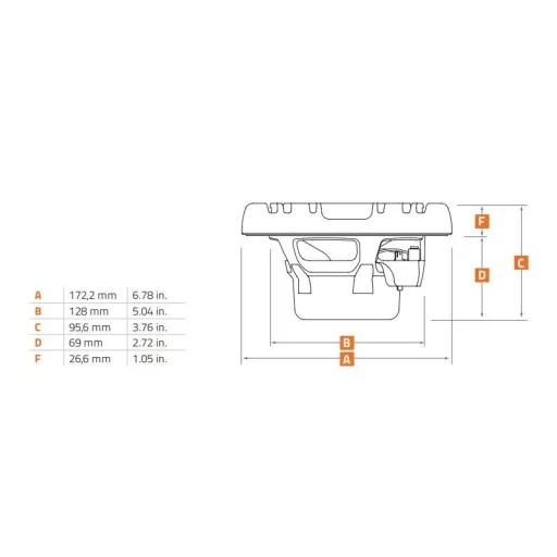 Hertz HMX 6.5-C 16,5 cm koaksialni zvočnik za čoln