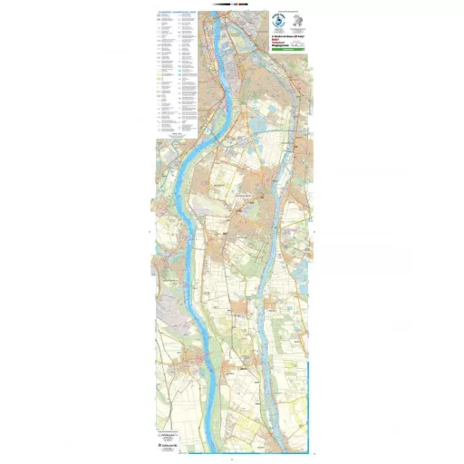 Knjiga, vodna karta Donava Budimpešta-Dunaújváros (MADŽARSKA)