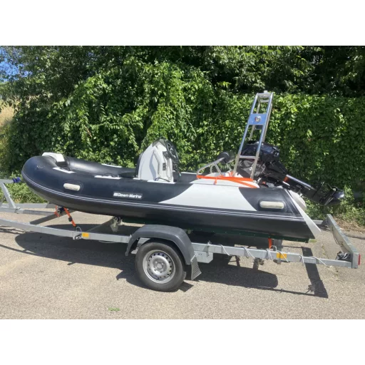 Dawn Marine RIB BOOT 390C črno in belo