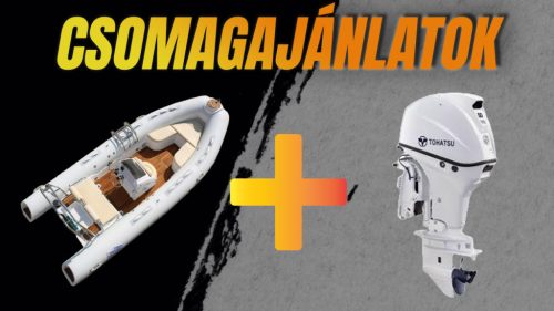 Dawn Marine RIB 520E Bela/Svetlo siva +Tohatsu MFS 50AW ETL bela